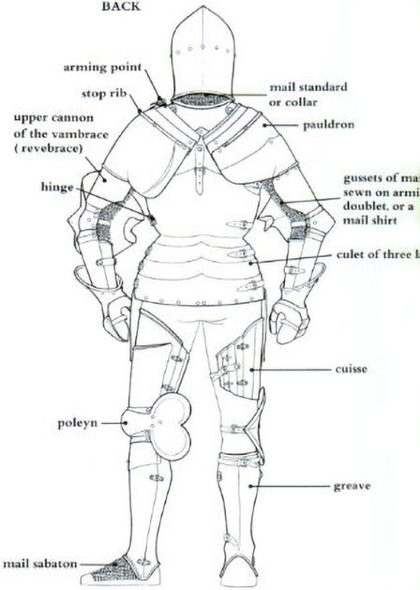 Armour Back view